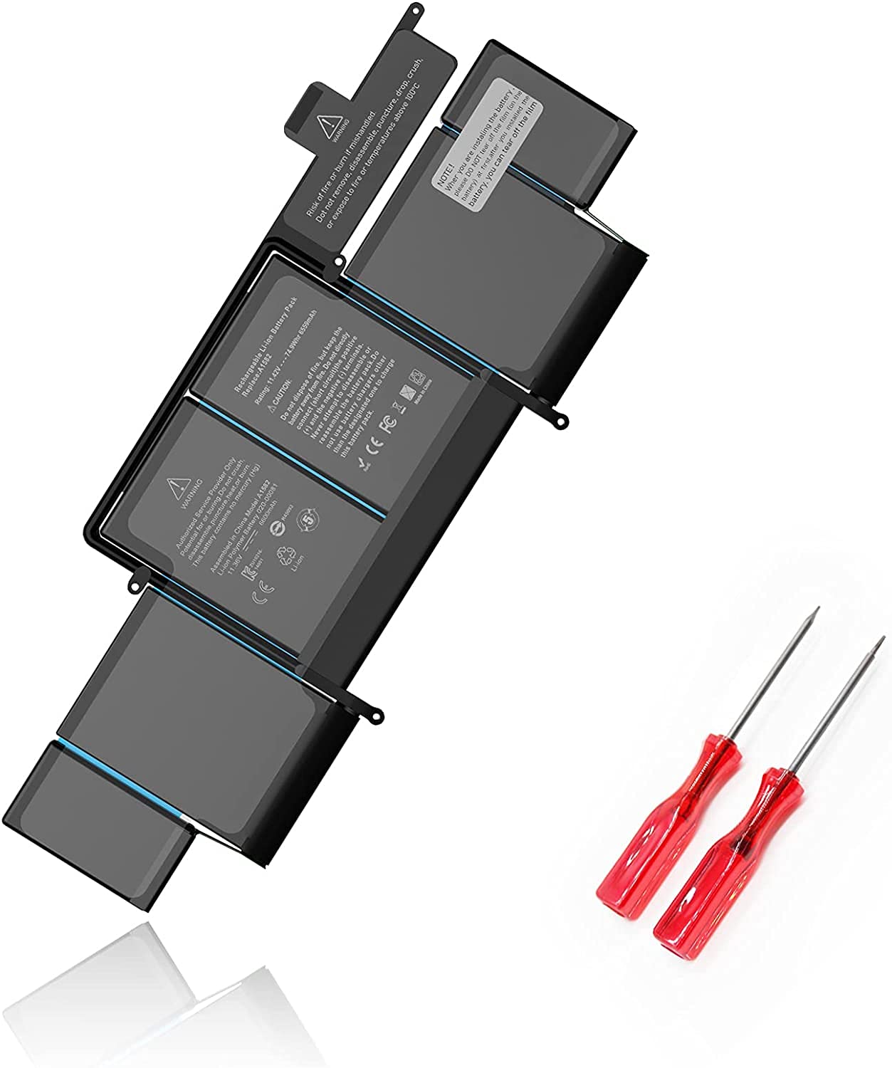  A1582 A1502 Battery Replacement Battery A1502 for MacBook Pro 13 inch Retina [Early 2015, Mid 2014, Late 2013 Version] A1493 - High-Performance